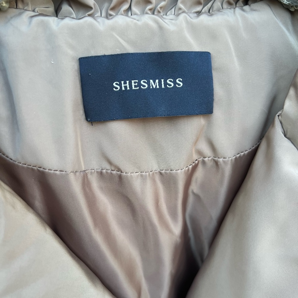 Shesmiss Down Puffer Jacket Brown Medium - Picture 5 of 7